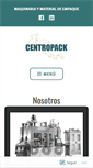 Mobile Screenshot of centropack.com